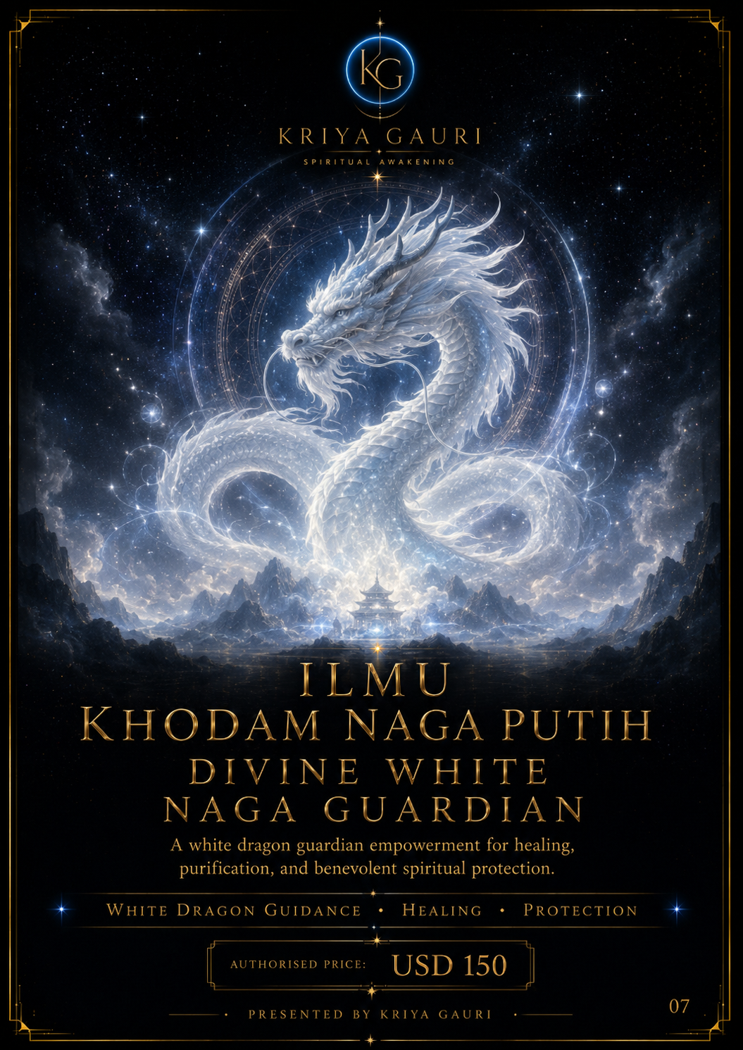 Ilmu Khodam Naga Putih — Divine White Naga Guardian